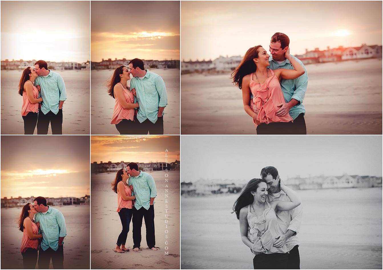 Beach Engagement, love, Ocean City, fishing pier, best engagement photographer, AllisonAnne Studios, Allison Gallagher, Hammonton, Ocean City Yacht Club