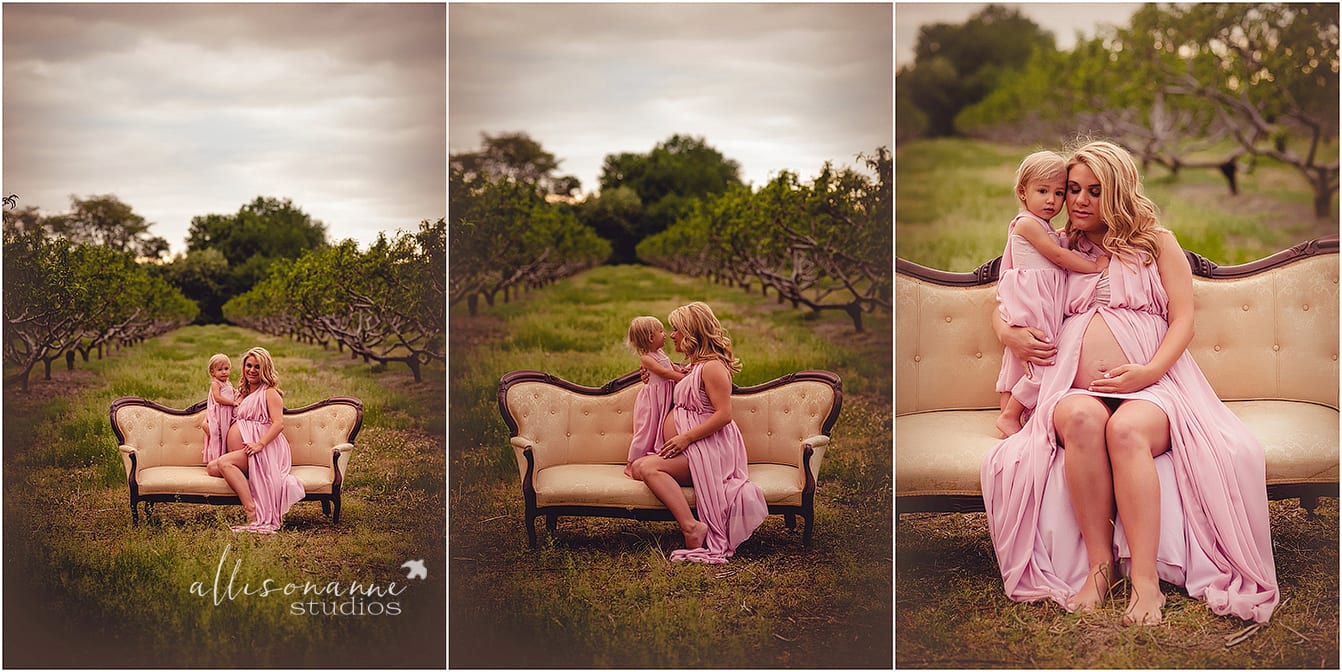 Pink Maternity Dress, motherly love, Peach orchards, First Year Journey Package, Hammonton, AllisonAnne Studios, Allison Gallagher, Best SJ Photographer