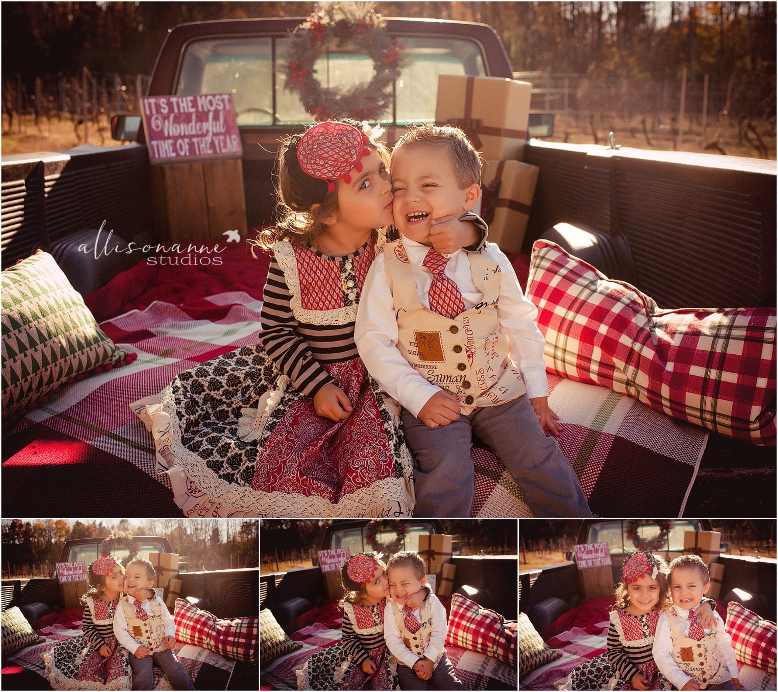 Allessio & Stella, brother-sister duo, christmas Mini sessions, Hammonton, best south jersey photographer, AllisonAnne Studios, Allison Gallagher